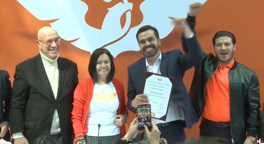 Movimiento Ciudadano presenta a Jorge Álvarez Máynez como su precandidato presidencial