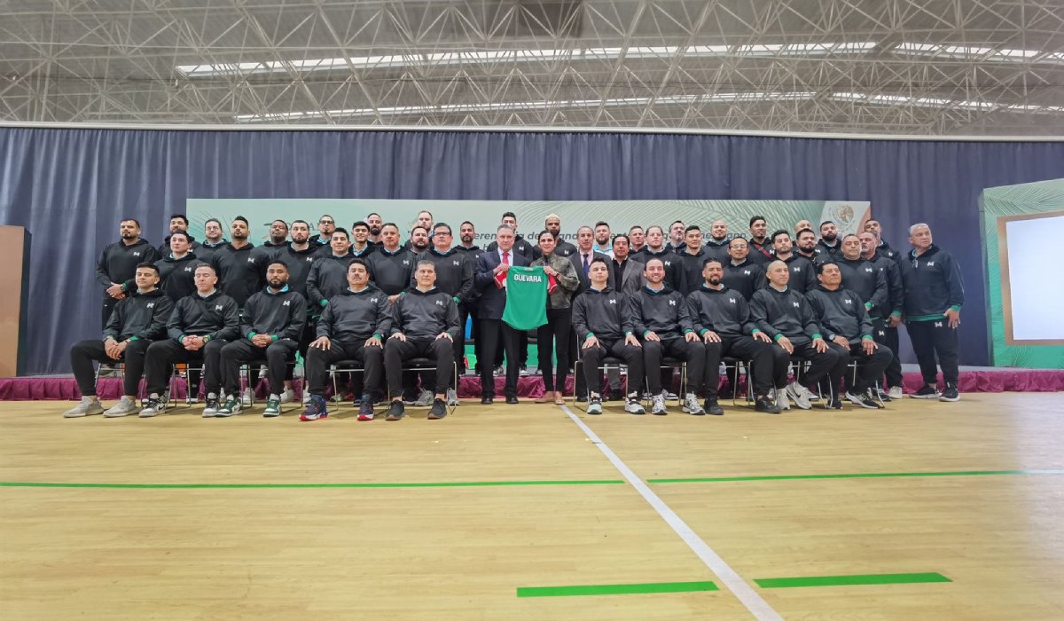 Equipo mexicano de beisbol es abanderado previo a la Serie del Caribe Miami 2024