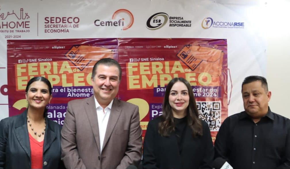 Sedeco reitera invitación a la feria de empleo del viernes 2 de febrero en palacio municipal de Ahome