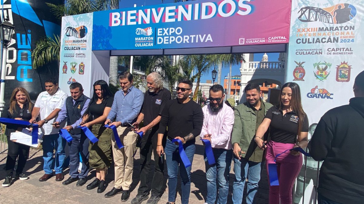 Inauguran la Expo Deportiva del Maratón Internacional de Culiacán 2024
