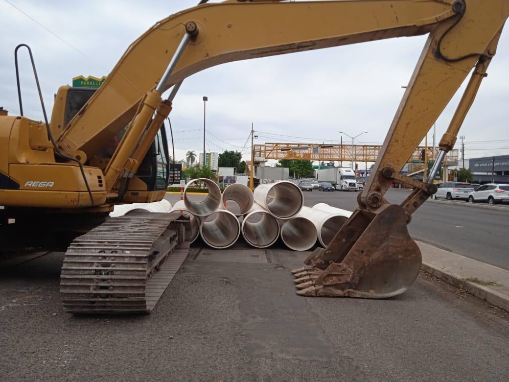 ¡Atención! Circula con precaución por esta zona porque la JAPAC inicia la reposición de tubería del Colector Humaya