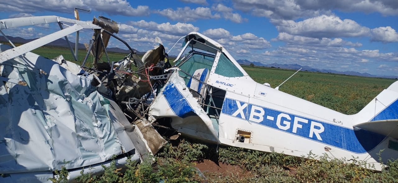 ¡Sólo el asiento quedó intacto! Dicen que Gerardo volvió a nacer al sobrevivir a avionetazo