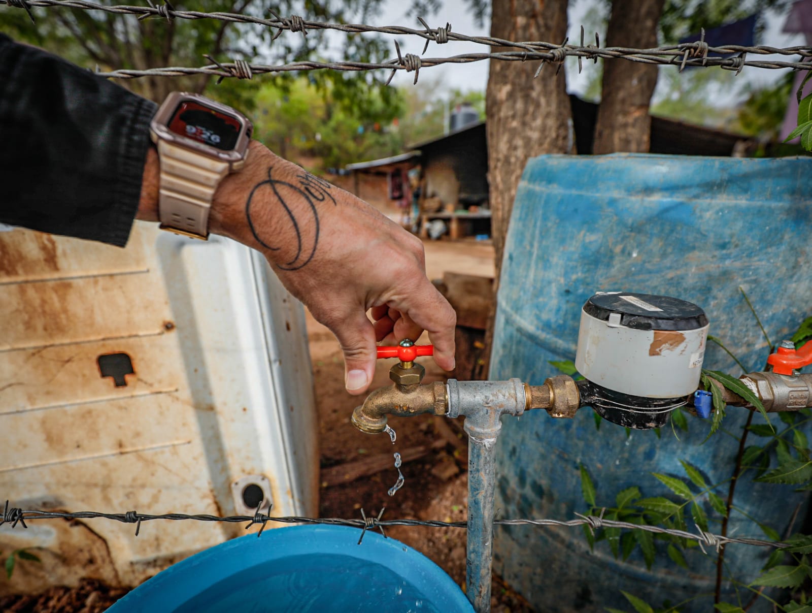 Tras 80 años, Lo de Duarte ya cuenta con agua potable; Gámez Mendívil inaugura obra