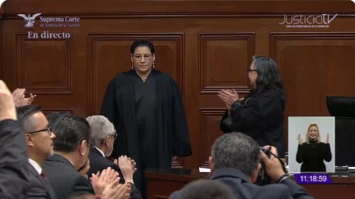 Con discurso ‘incendiario’ llega Lenia Batres como ministra a la Suprema Corte