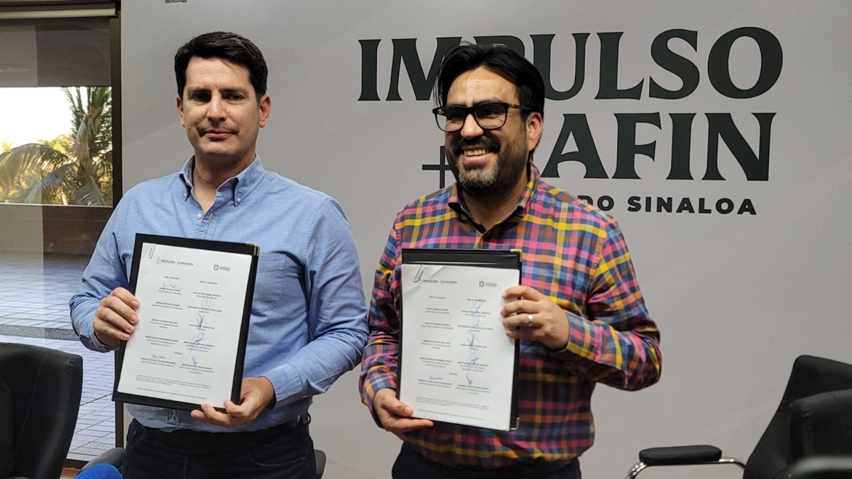 Gámez Mendívil y Gaxiola Coppel firman convenio “Impulso Nafin”