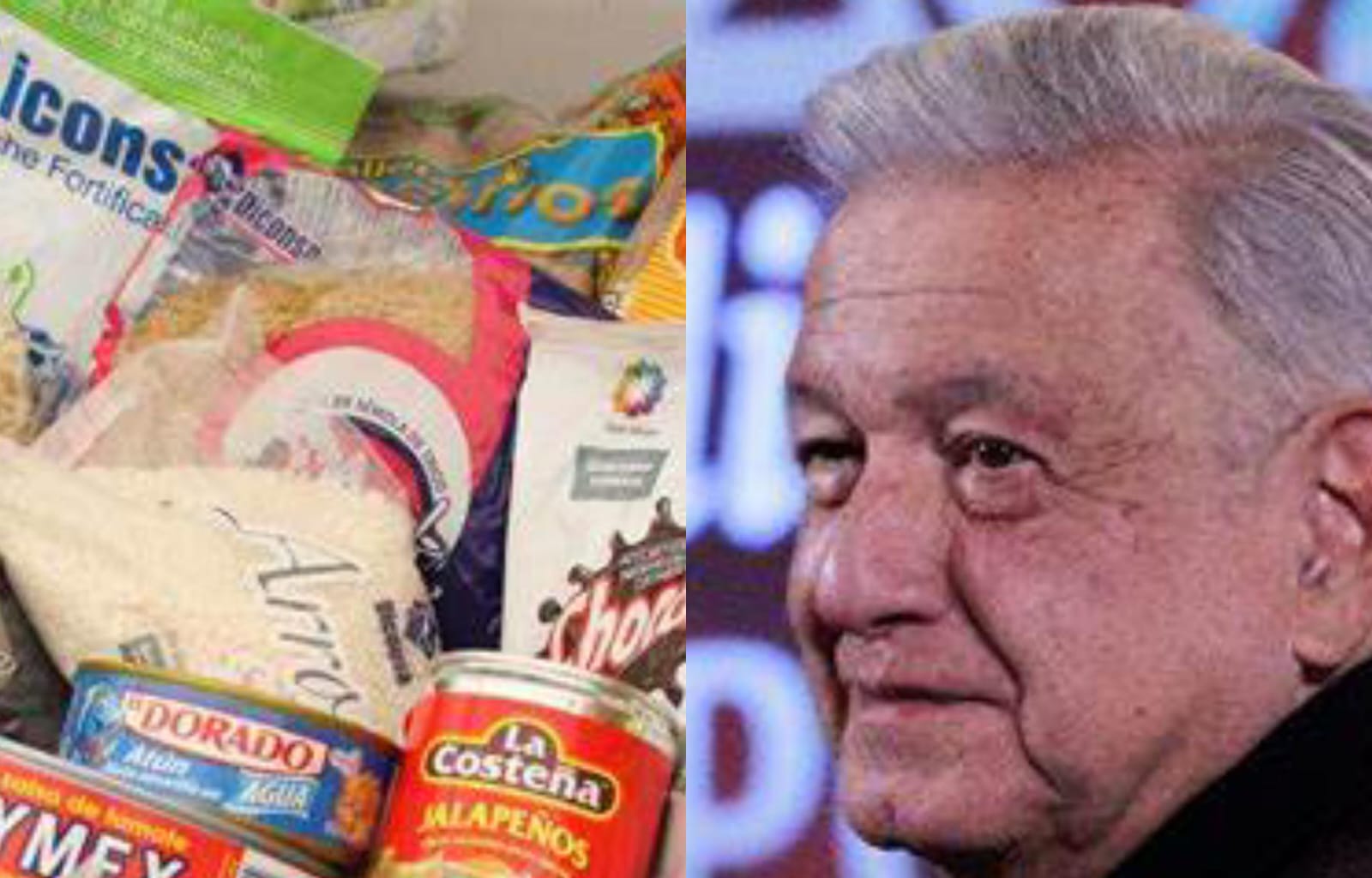 Productos de la canasta básica bajaron a poco más de los 800 pesos: AMLO