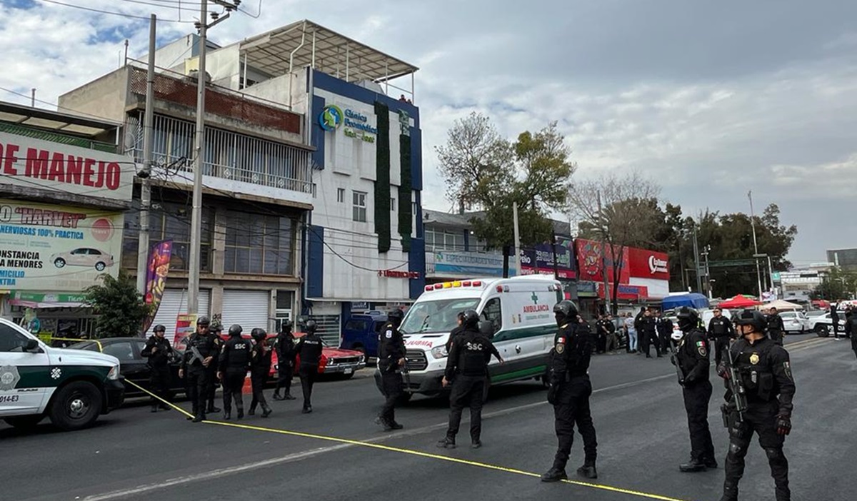 Balacera en Iztacalco, en CDMX, deja dos personas sin vida y siete lesionados