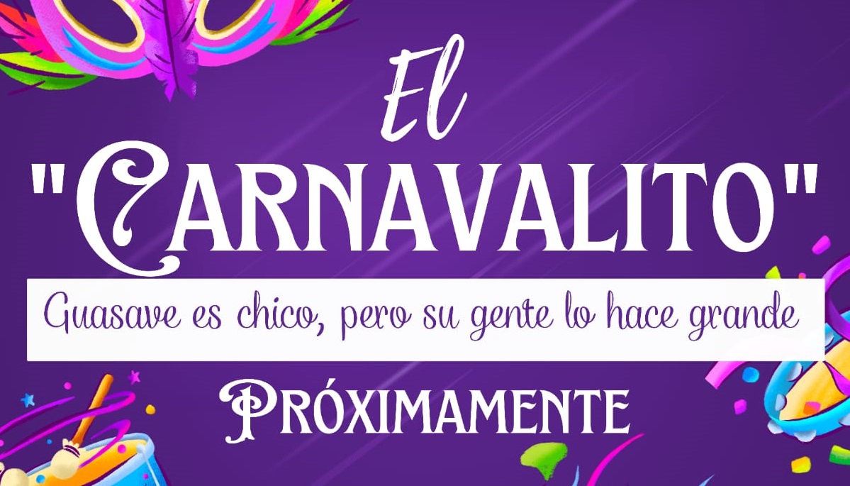 ¿Quién dijo que Guasave se queda sin Carnaval? Paolo Mendívil invita al Carnavalito 2024