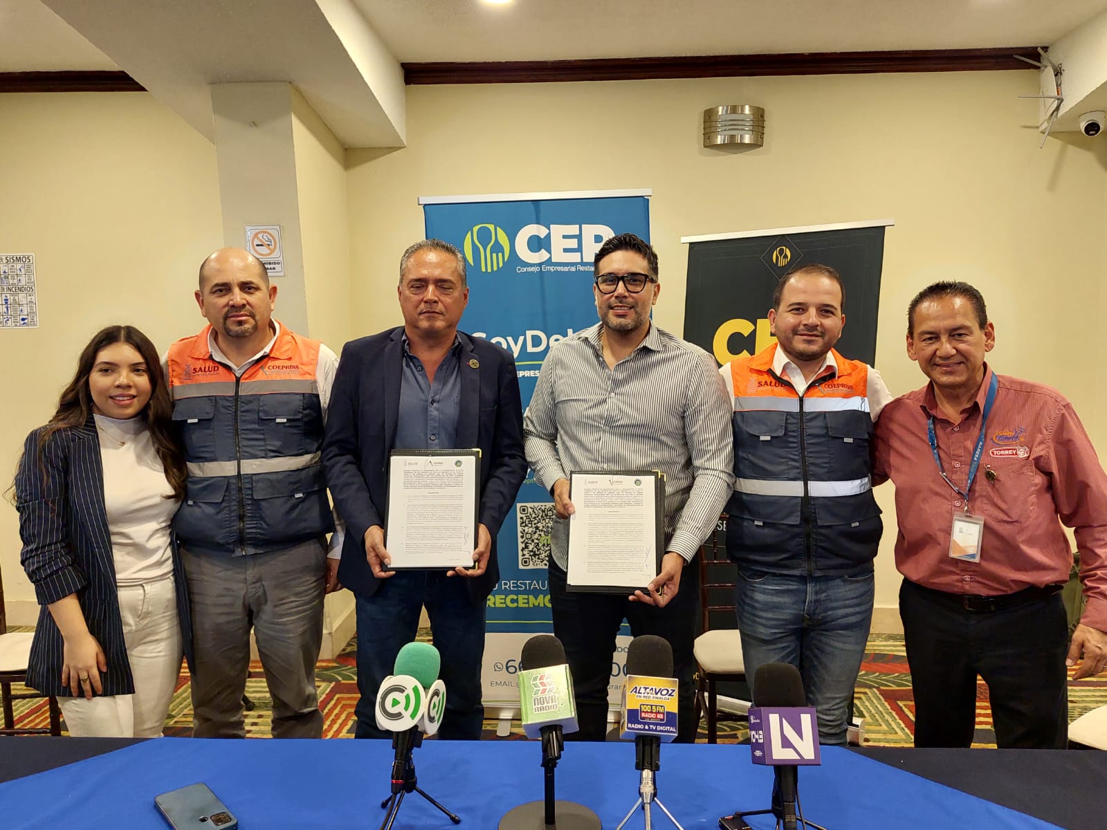 Firman convenio de colaboración CER y Coepriss en Los Mochis