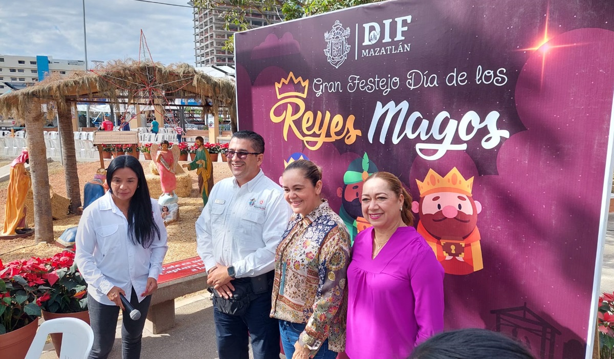 En Mazatlán celebrarán el Día de Reyes con magno evento gratis en el Parque Central organizado por el DIF
