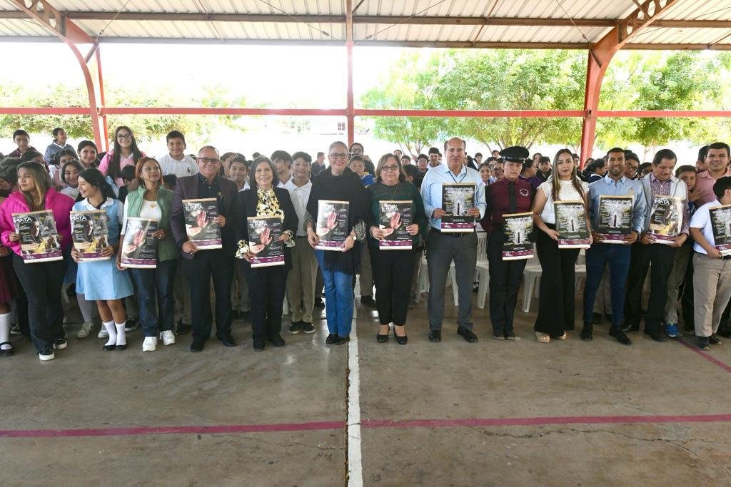 Encabeza SEPyC la campaña nacional “Si te Drogas te Dañas”, en Villa Unión, Mazatlán