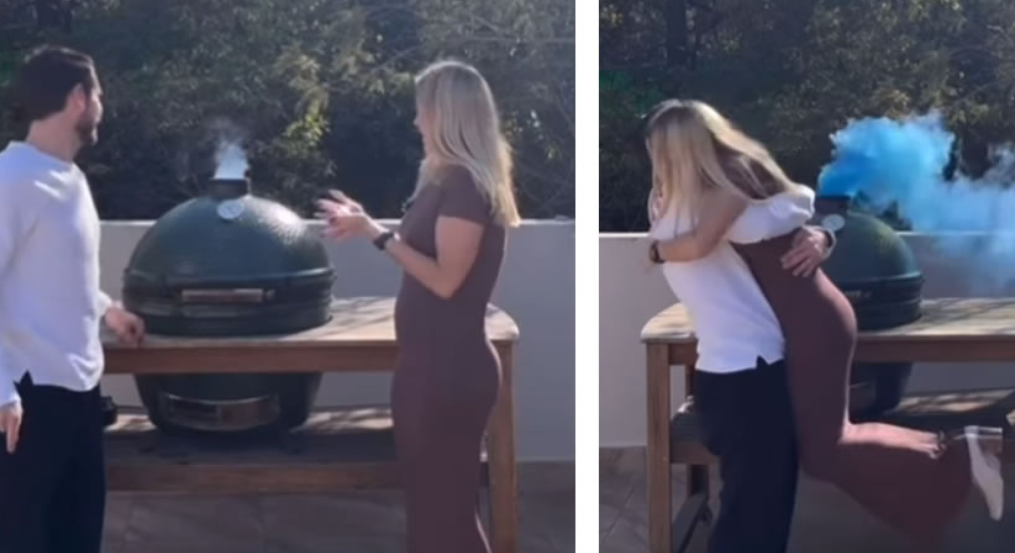 VIDEO: ¡Al estilo norteño! Pareja revela el género de su bebé con un asador