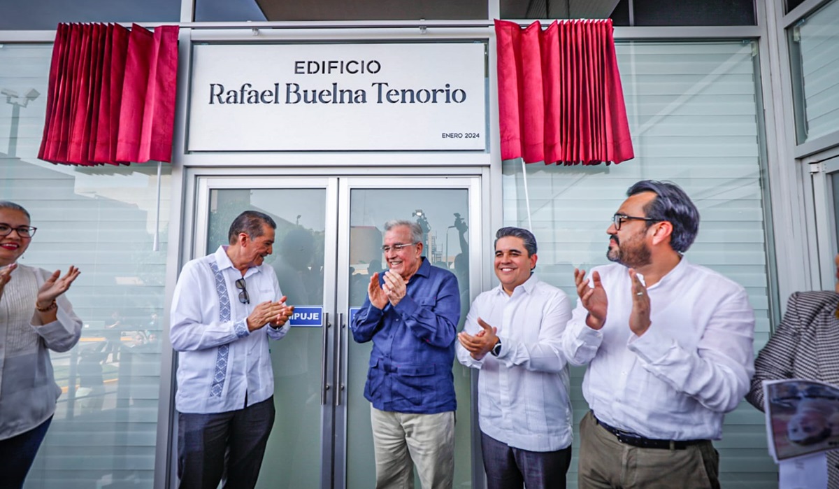 Rocha inaugura el edificio “Rafael Buelna Tenorio”, sede del segundo archivo más importante de México