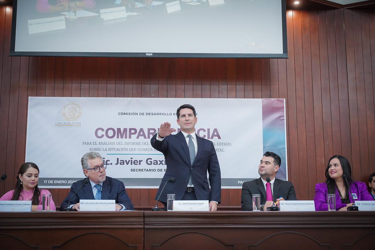Sinaloa se cita en el top ten de crecimiento económico nacional: Javier Gaxiola Coppel