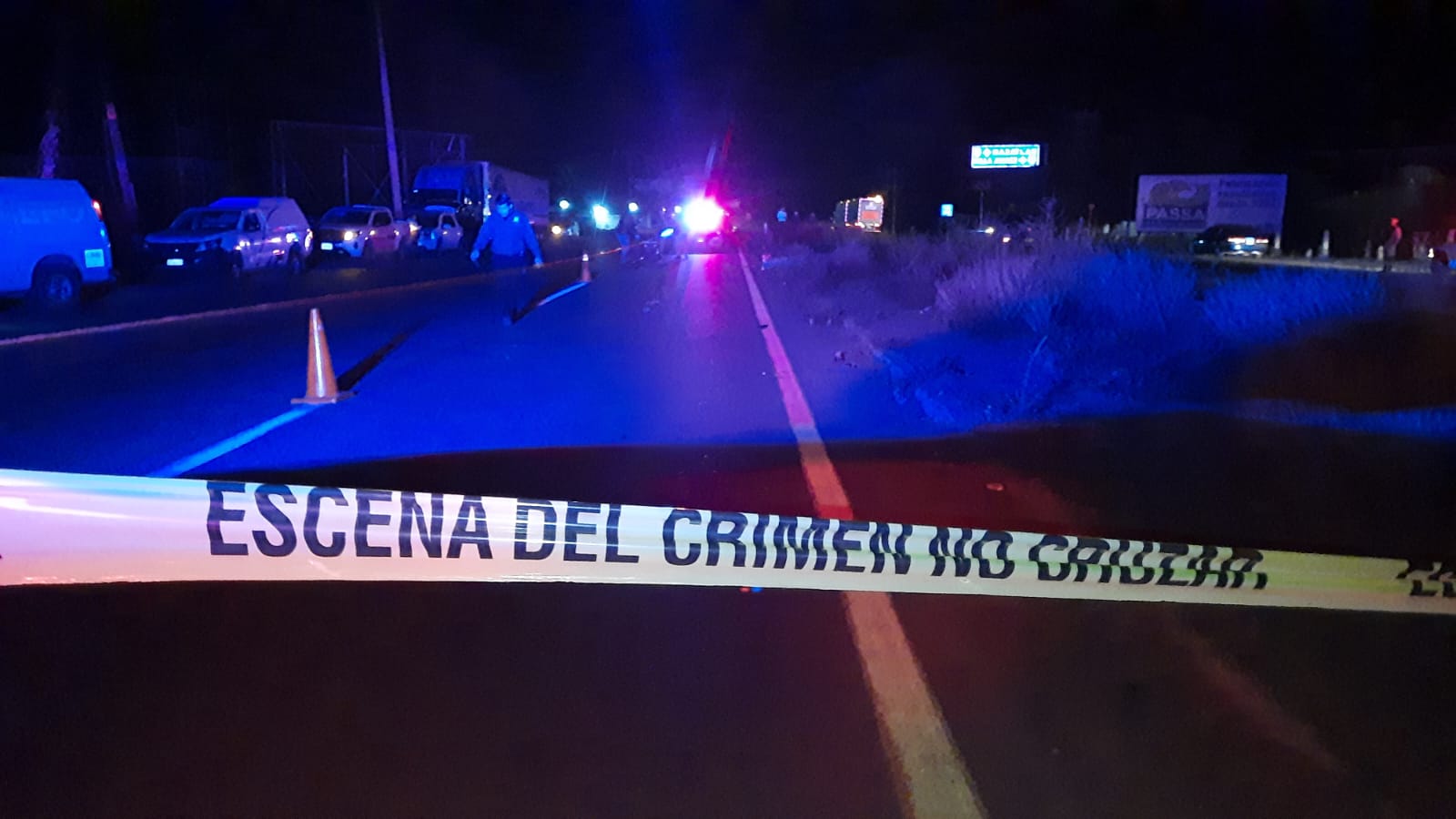 Joven muere tras ser atropellado junto a su esposa sobre la Culiacán-Eldorado