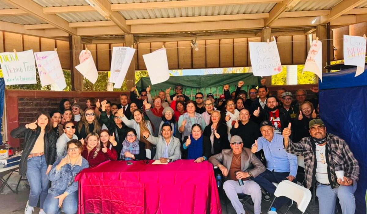 En la UAdeO Guasave la manifestación no termina, aunque dejen pasar a alumnos