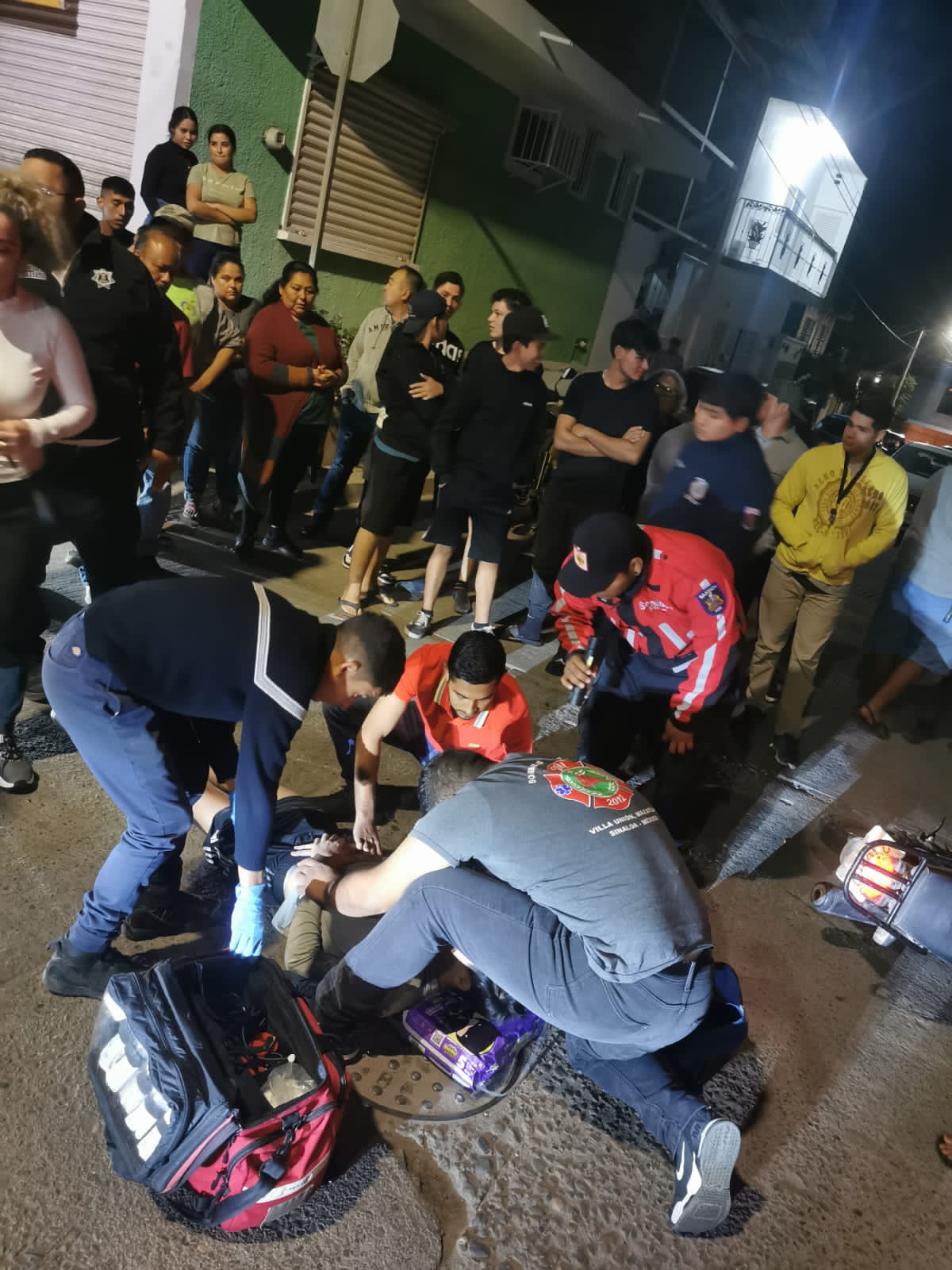 Choque de motocicletas deja dos personas heridas en Villa Unión