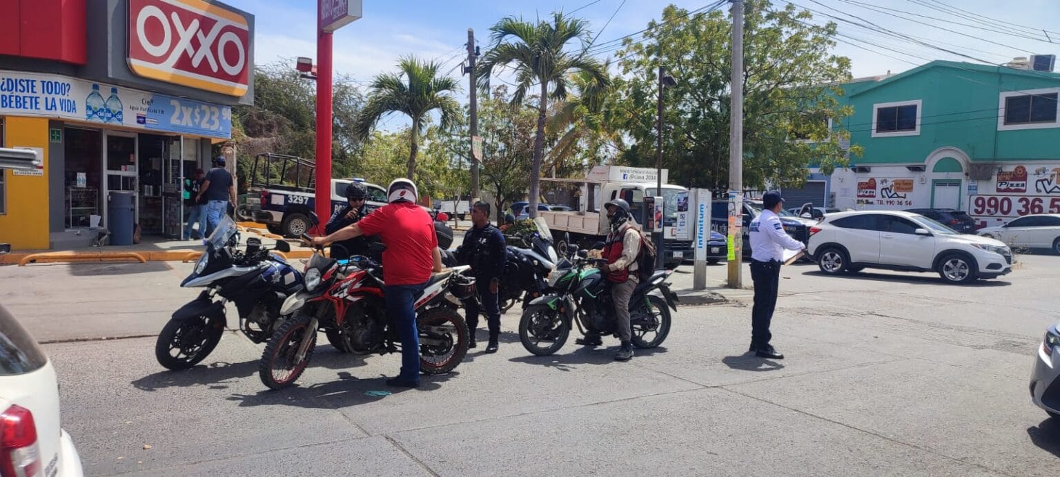 Reforzarán operativos para motociclistas que no utilicen casco protector en Mazatlán
