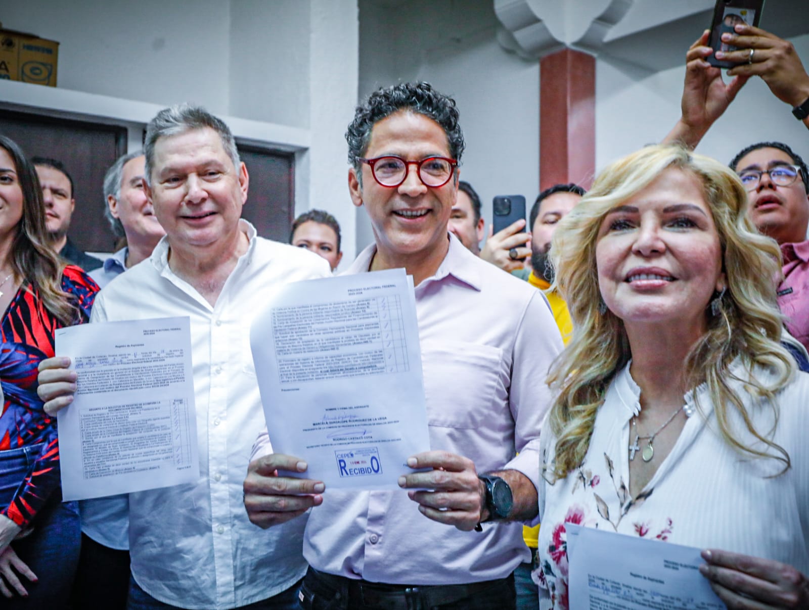 Se regista Juan Alfonso Mejía y el “Pio”Esquer como diputados federales del PAN