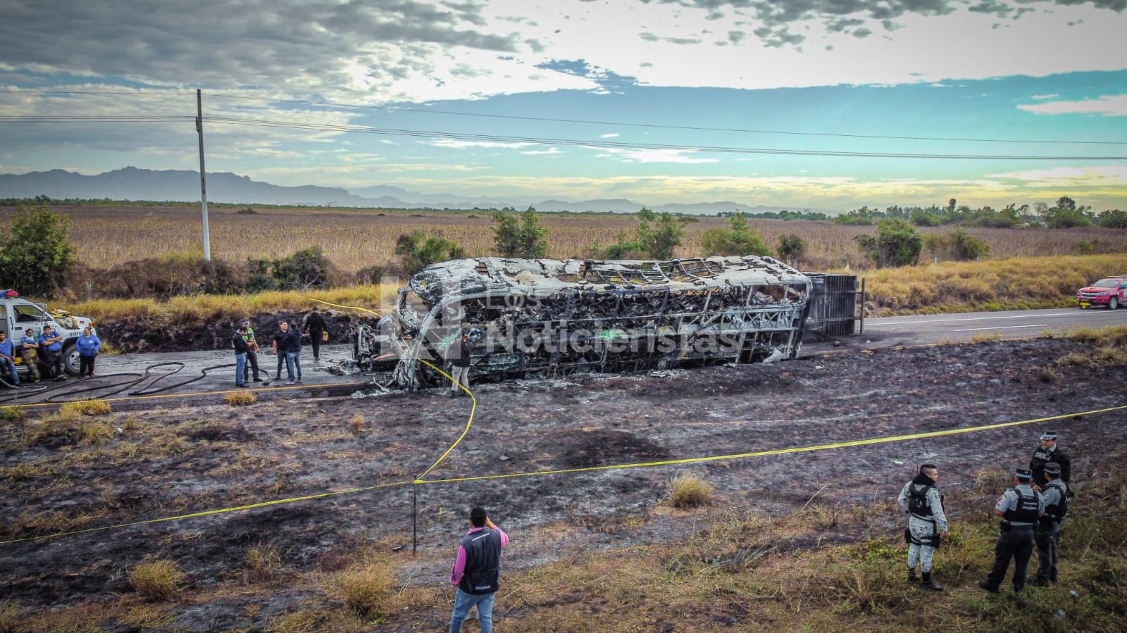 Algunos cuerpos del camionazo en Elota no podrán ser identificados por alto grado de calcinación: FGE