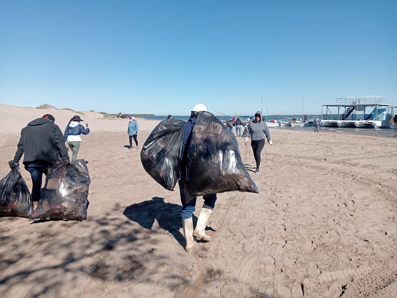 Ecología reúne más de 1 tonelada de basura en la Isla Altamura, en Angostura; realizan jornada de limpieza