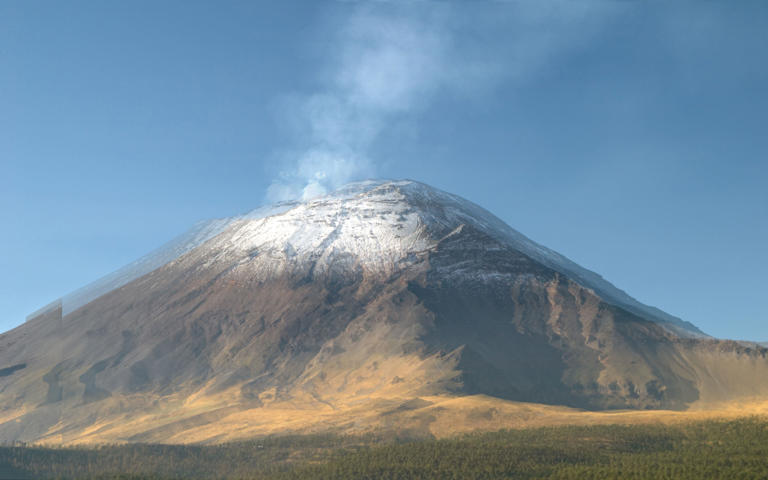 ¡Echa humo y tiembla! El Popocatépetl protagonizó un evento volcanotectónico