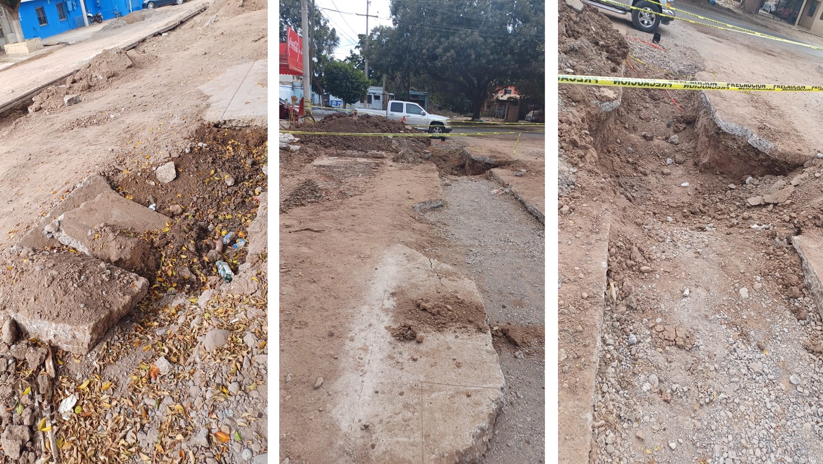 Vecinos de la colonia Insurgentes urgen que Japama culmine obra de drenaje para que pavimenten la calle