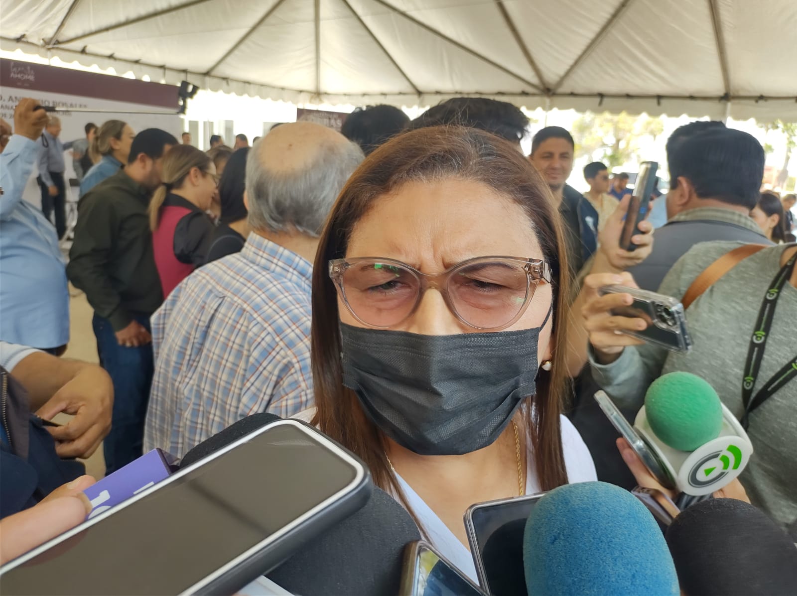 “Vil mentira que estemos retrasando la transición en Choix”: responde Amalia Gastélum a Yoneida Gámez