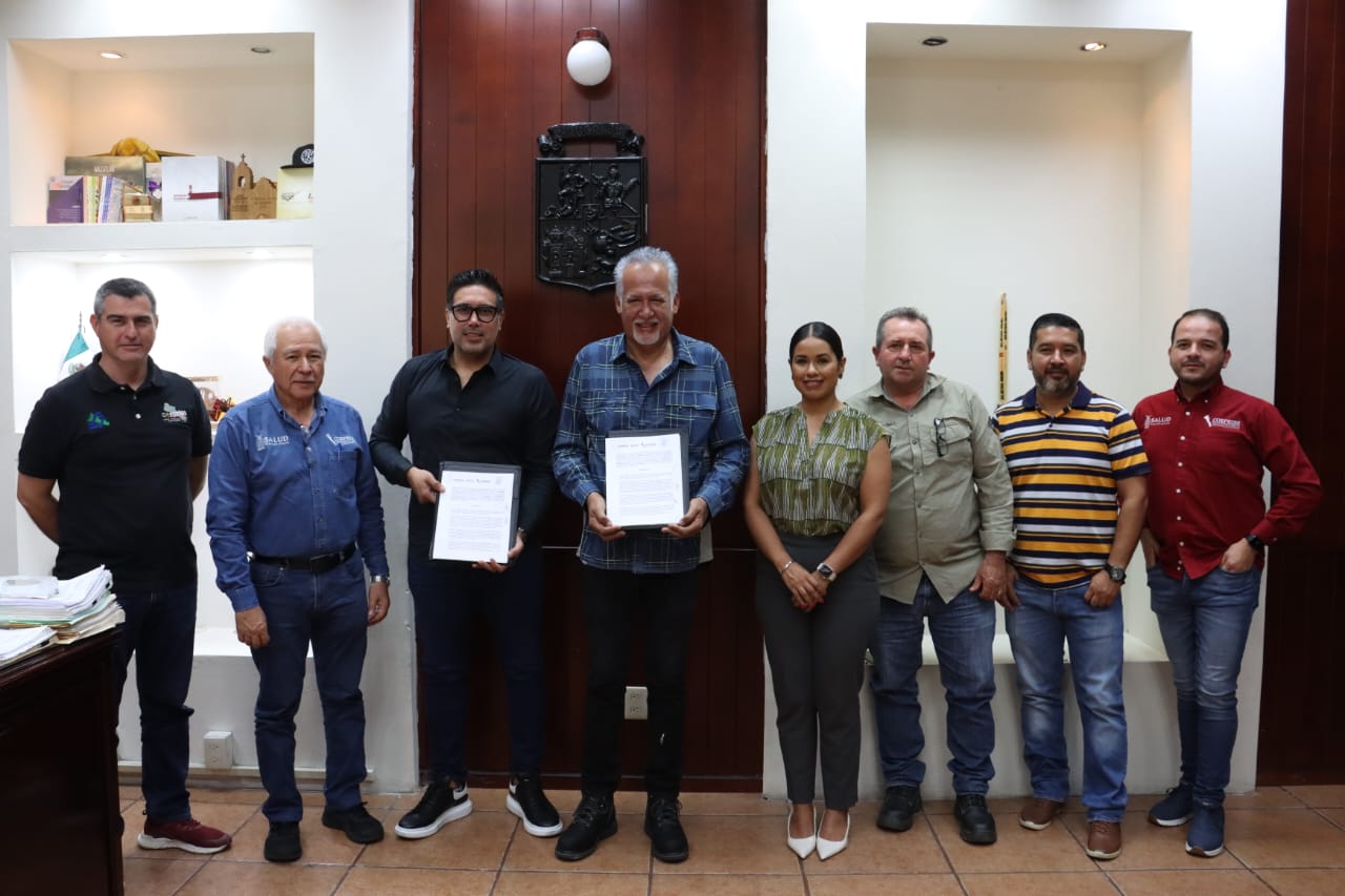 Convenian Coepriss y Ayuntamientos de Concordia, El Rosario y Escuinapa en materia de salud