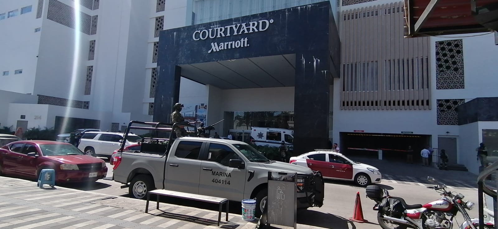 Blindan Hotel Marriott en Mazatlán tras reunión nacional de secretarios de Seguridad Pública