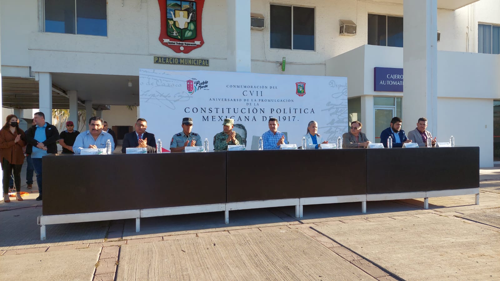 Conmemoran en Salvador Alvarado el CVII Aniversario de la Constitución de 1917