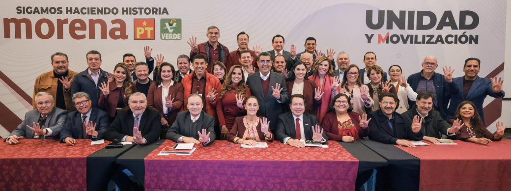 Es un honor acompañar a Claudia Sheinbaum en su registro como candidata a la presidencia de México: Rocha Moya