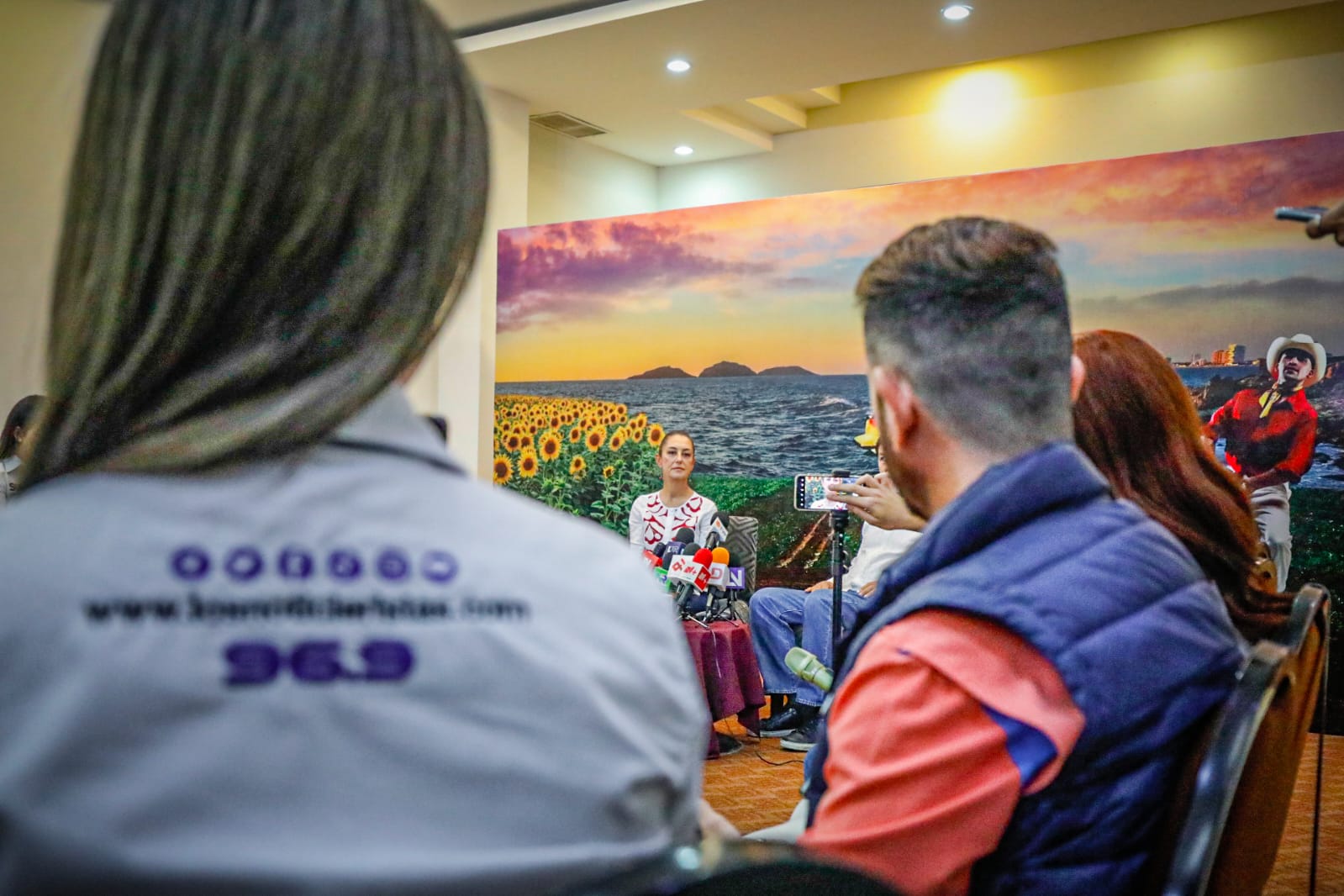 “Va a ser una elección pacífica; si un candidato se siente en riesgo puede solicitar apoyo a fuerzas de seguridad”: Claudia Sheinbaum