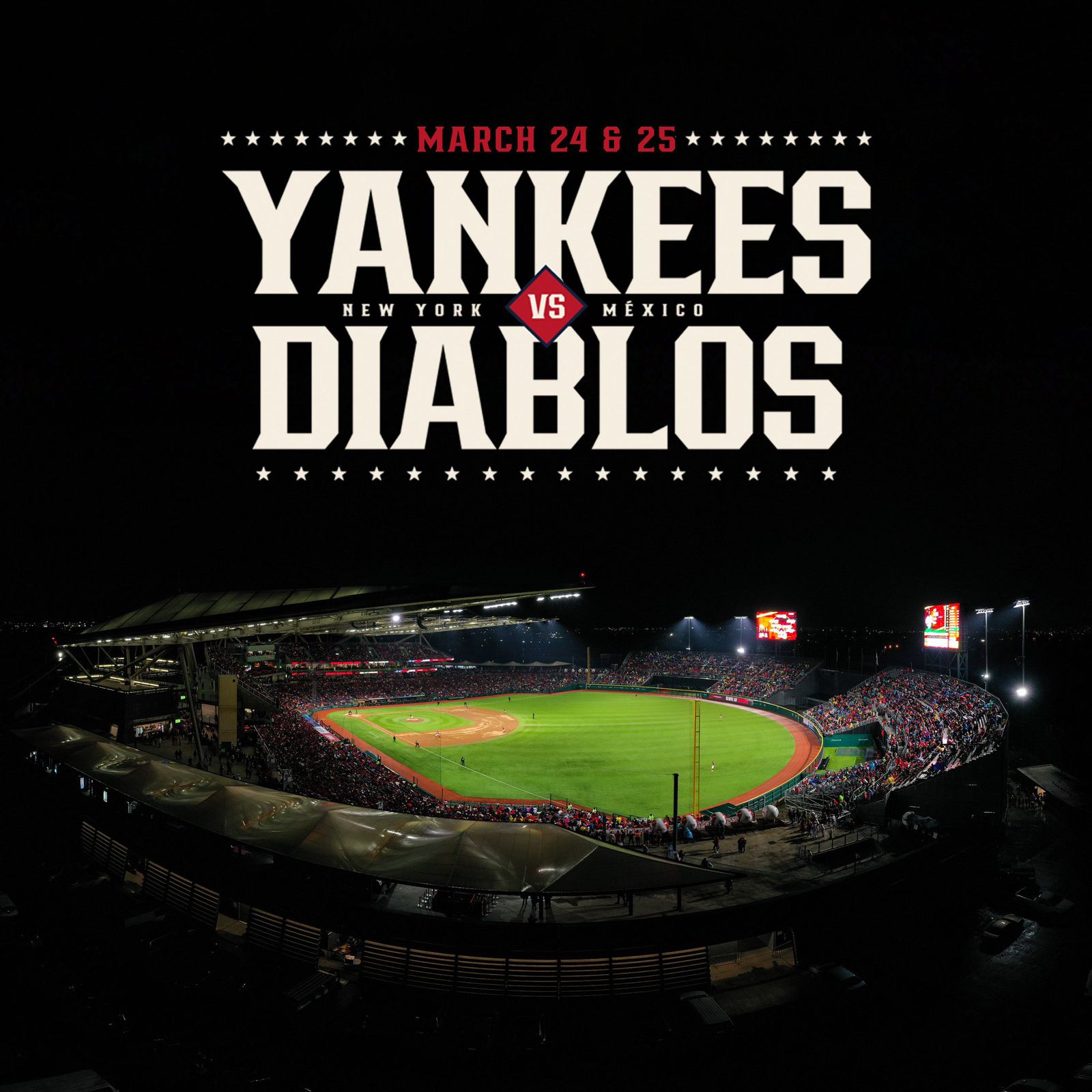 ¡Ya hay fecha! Conoce cuando estarán a la venta los boletos para el Yankees vs Diablos en CDMX