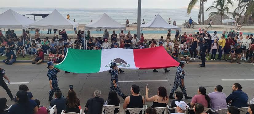 Este jueves será el desfile por Día de la Bandera en Mazatlán