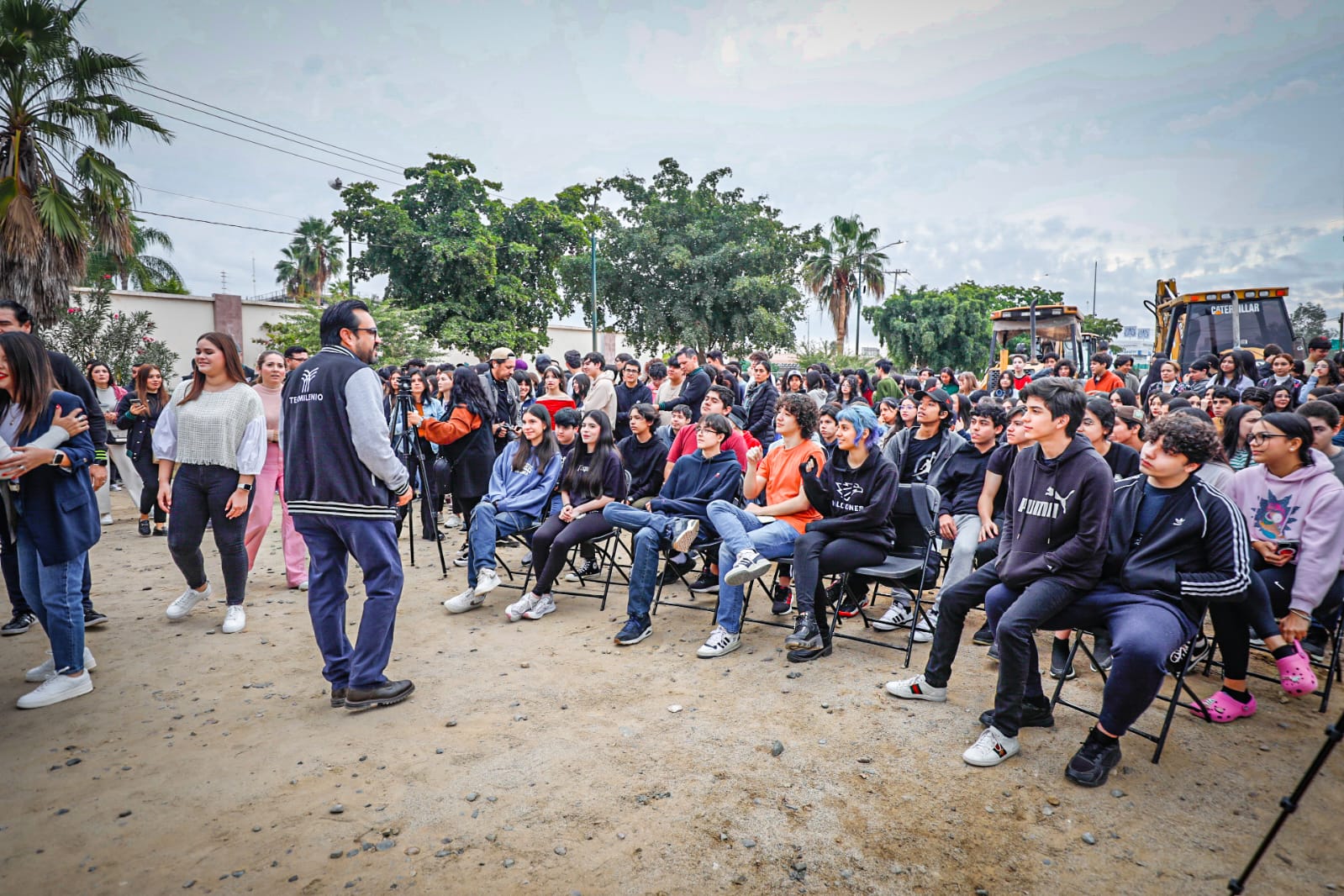 Gámez Mendívil socializa el proyecto de la ciclovía con estudiantes del Tecmilenio