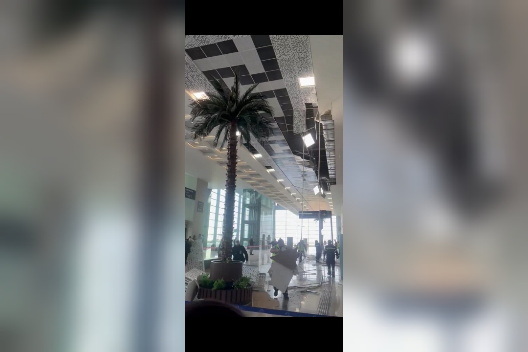 Video: Se caen plafones en el AIFA; administración se disculpa y dice que no hubo lesionados