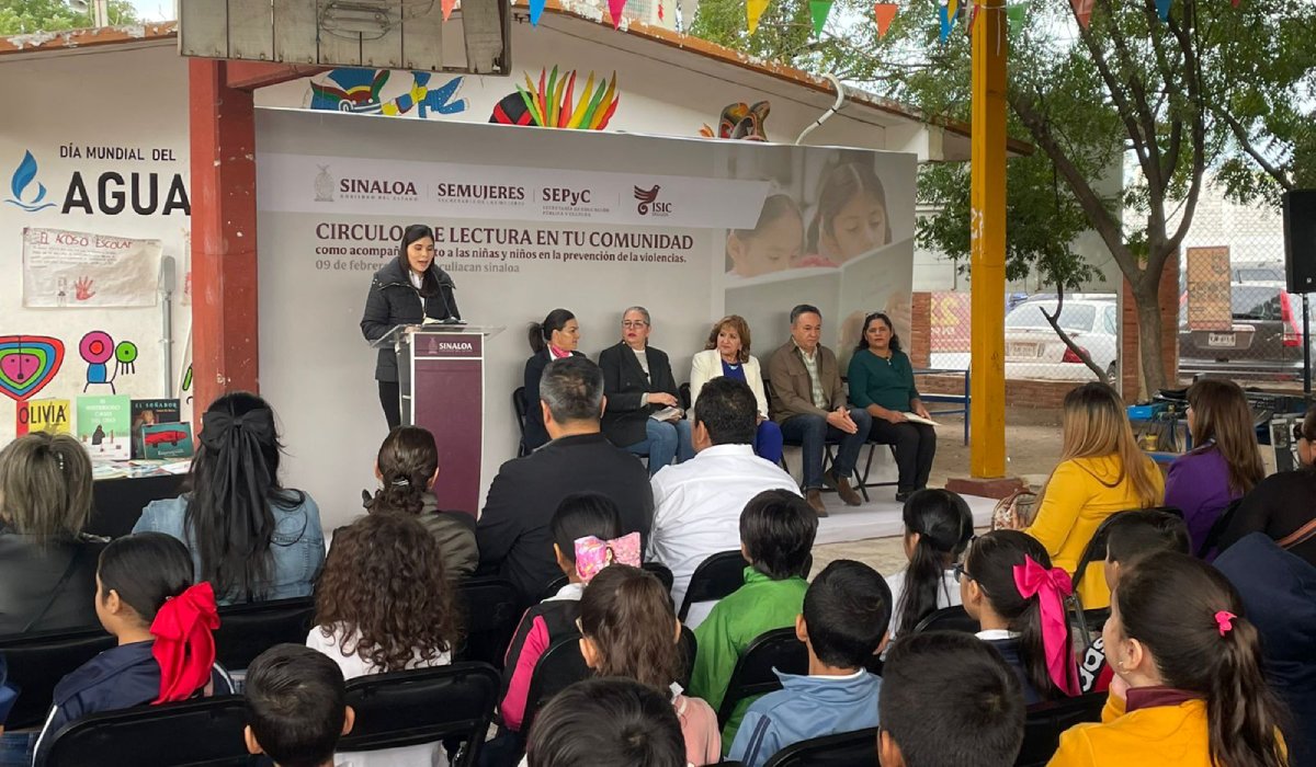 Buscan prevenir violencia con ‘círculos de lectura’ en Sinaloa