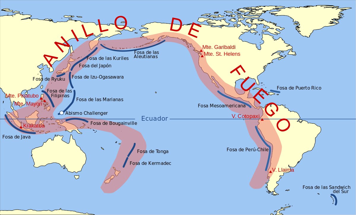 ¡En el ojo del huracán! México se ubica sobre el Anillo de Fuego, epicentro de terremotos