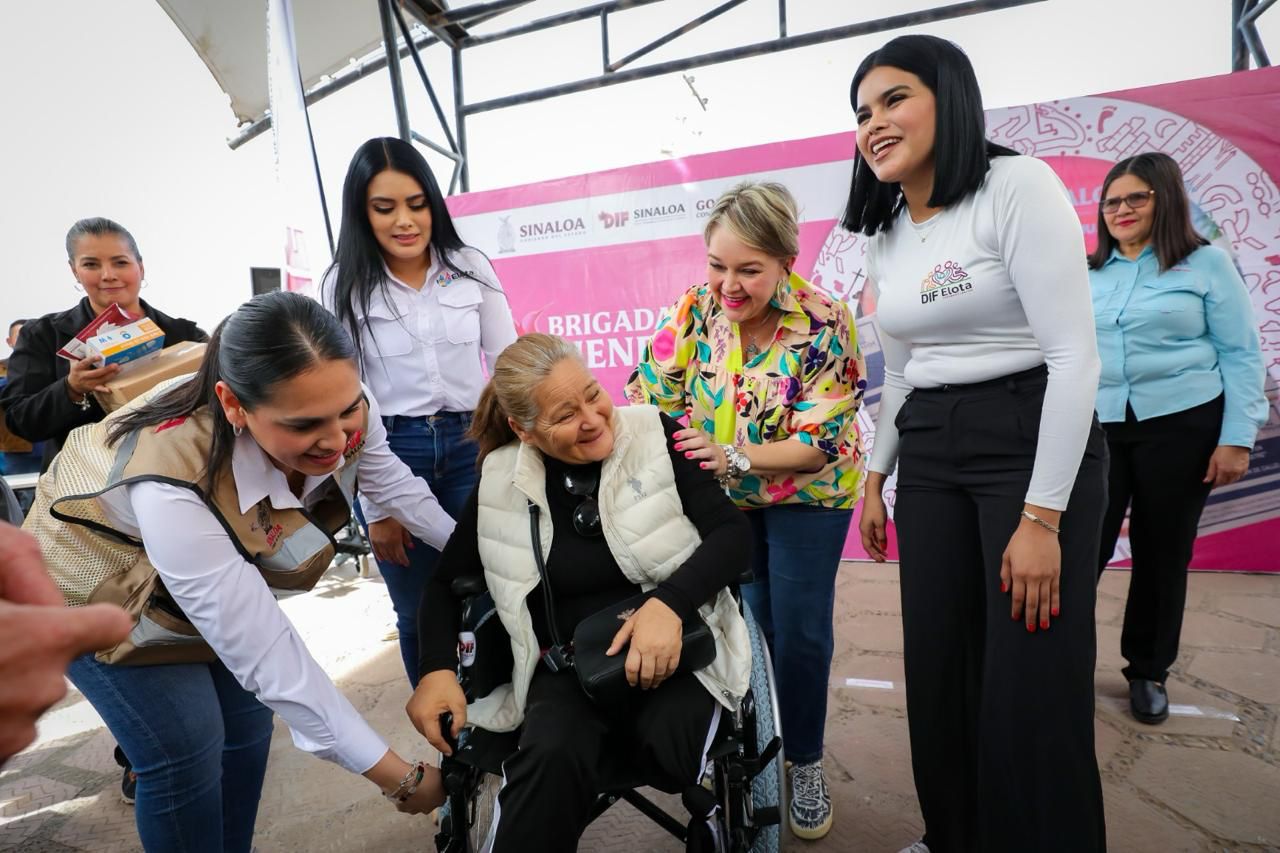 Como derecho humano Eneyda Rocha lleva “Las Brigadas del Bienestar” a La Cruz, Elota