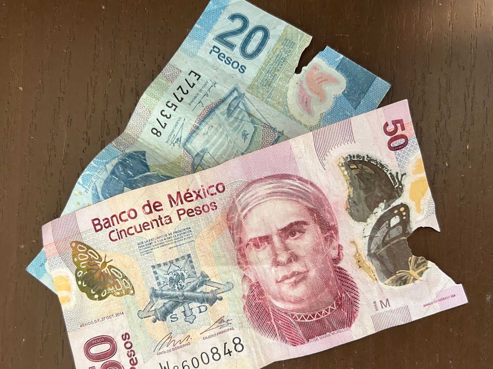 ¿Valen los billetes dañados? Todo depende del estado en el que se encuentren; entérate aquí