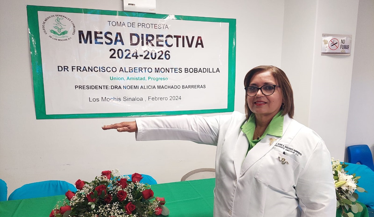 Rinde protesta nuevo consejo directivo del Colegio de Médicos Generales y Familiares de Los Mochis AC