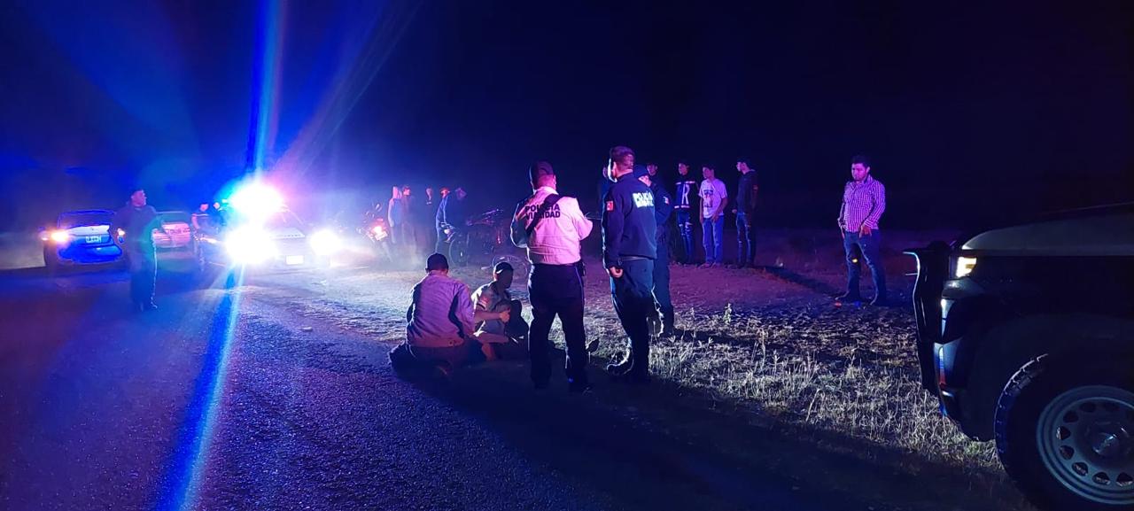 Ciclista resulta lesionado tras ser atropellado por una moto en la carretera a La Trinidad, en Guasave