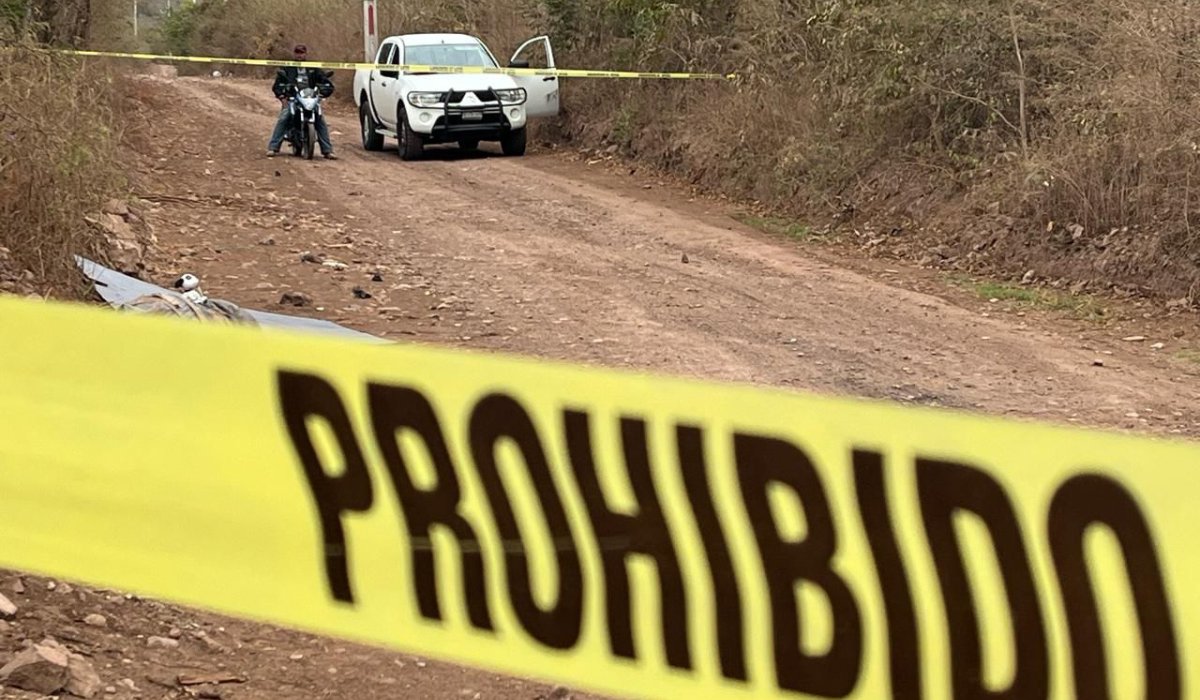 Con un perrito de juguete encima y enrollado en plástico hallan ejecutado a hombre en Culiacán