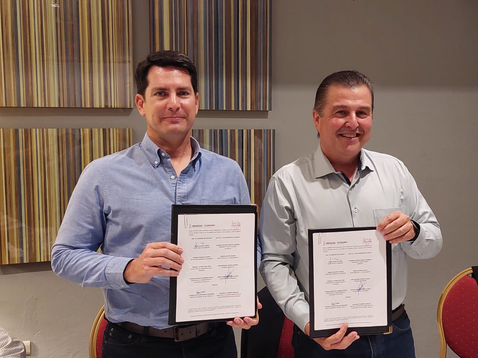 Firma la Secretaría de Economía de Sinaloa y Sedeco en Ahome el tercer convenio de ‘Créditos Impulso’