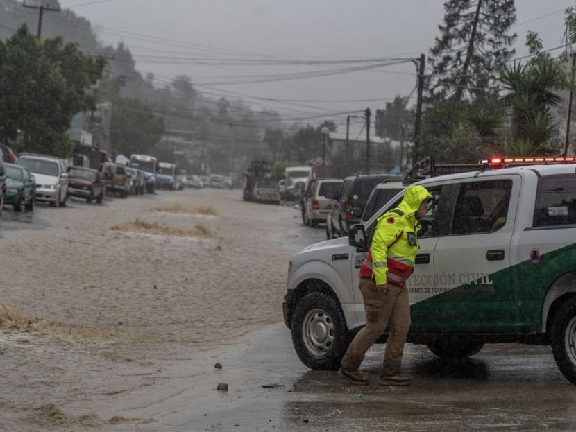 ¡Aguas Tijuana! Lluvias puntuales fuertes dejará el frente No 36 sobre Baja California