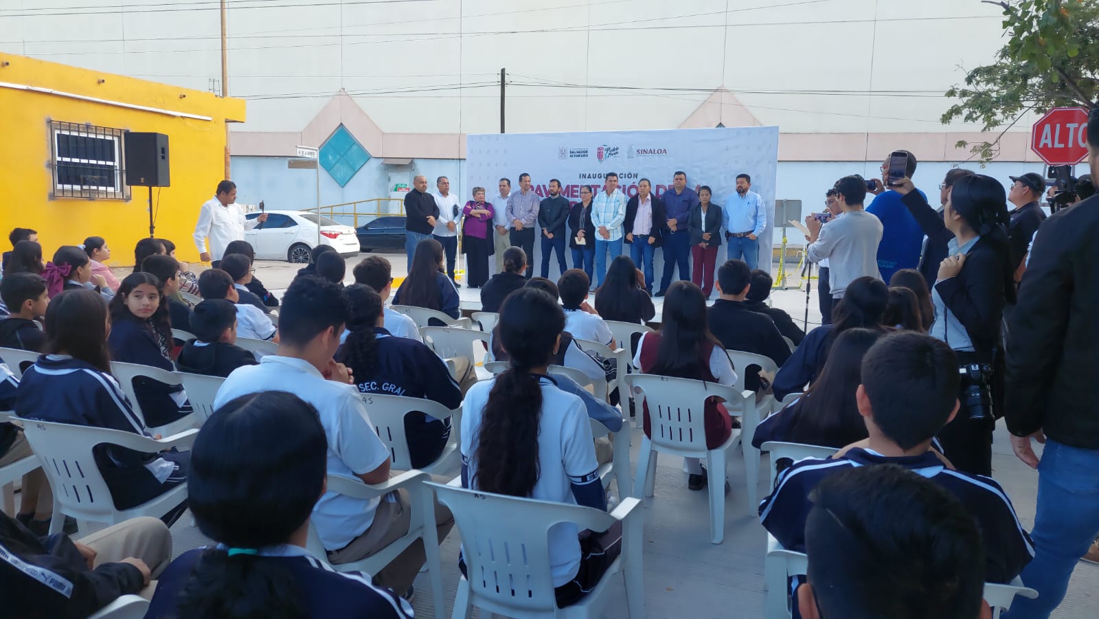 ¡Ya no más batalla en tiempo de lluvias! En Guamúchil inauguran pavimentación en Avenida Juventud