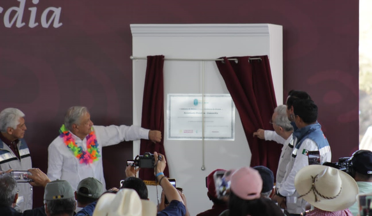 Con una inversión de más de 400 mdp, inauguran AMLO y Rocha el Acueducto Picachos-Concordia