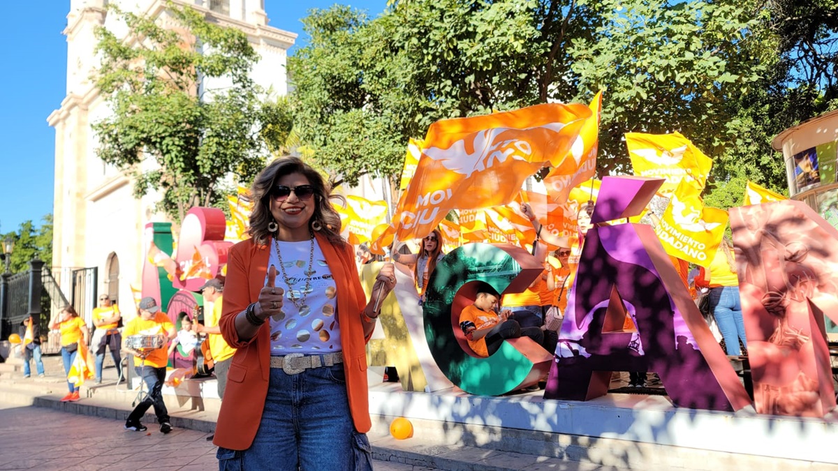 Sandra Martos inicia precampaña como candidata de Movimiento Ciudadano a la alcaldía de Culiacán