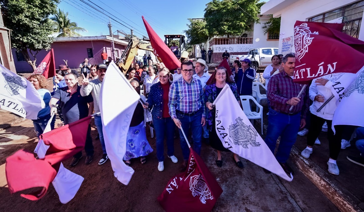 Dos calles mejorarán condiciones de vida de los mazatlecos al ser pavimentadas